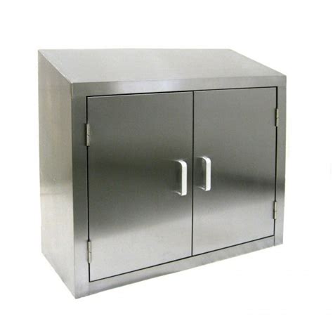 stainless steel double door display wall cabinet|hanging steel cabinet.